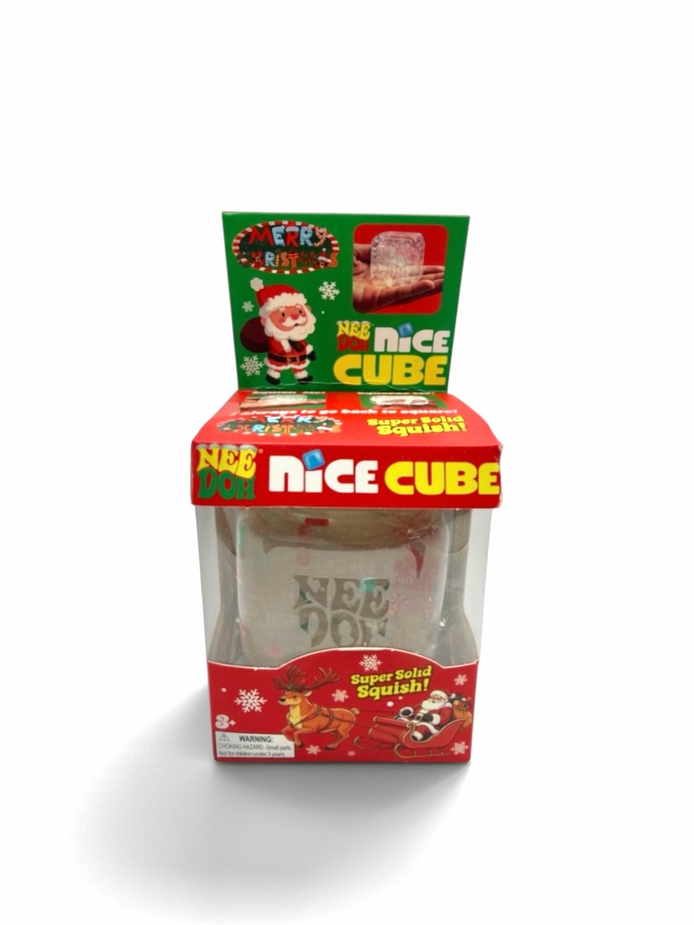 NeeDoh Nice Cube Christmas Sensory Fidget Toy β Stress Relief